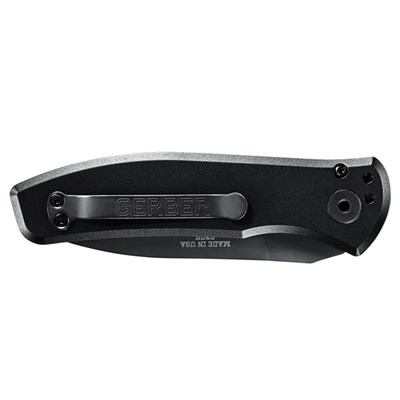 Нож автоматический GERBER Empower - Black, Plain Edge 30-001321 - фото 42949