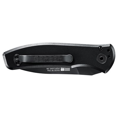 Нож автоматический GERBER Empower - Black, Serrated 30-001636 - фото 42951