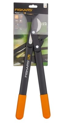 Малый плоскостной сучкорез Fiskars 1002104 с загнутыми лезвиями (S) L70 - фото 8232