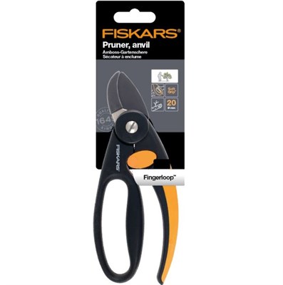 Контактный секатор Fiskars 111430 с петлей для пальцев P43 - фото 8307